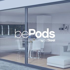 Did you ever dream about having a covered area in your garden? A private office, guest room, private gym, pool house... bePods designs
prefabricated modules metal frame for individuals.
This website is no longer online.