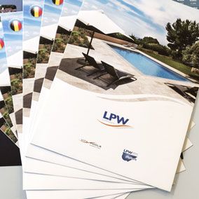 LPW Corporate is the mother company of the brands Vita Pools, LPW Ceramic Pools and Covrex® pool protection. In 2012, tix02 has created a brochure listing the prices of their various ranges of pools for them.